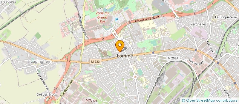 localisation de l'entreprise LOMME AUTO PIECES à LILLE