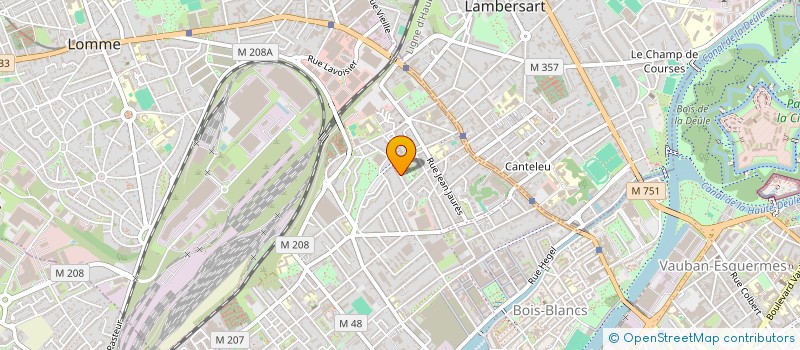 localisation de l'entreprise LOMME DANSE à LILLE