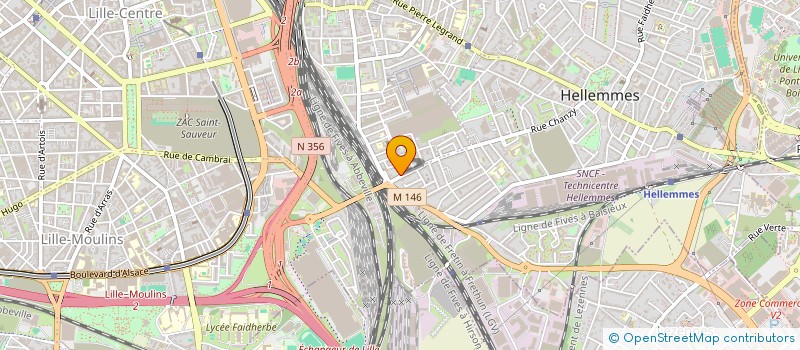localisation de l'entreprise LOMME GERME à LILLE