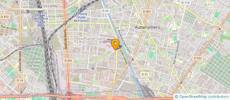 localisation de l'entreprise LOMMY-W  AUBERVILLIERS