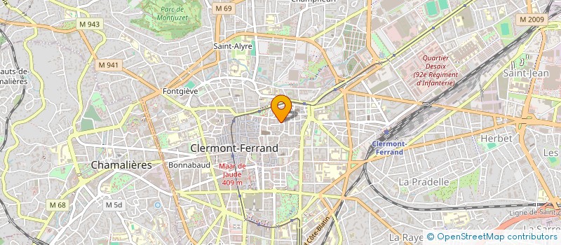 localisation de l'entreprise LOMOCHROMY  CLERMONT-FERRAND