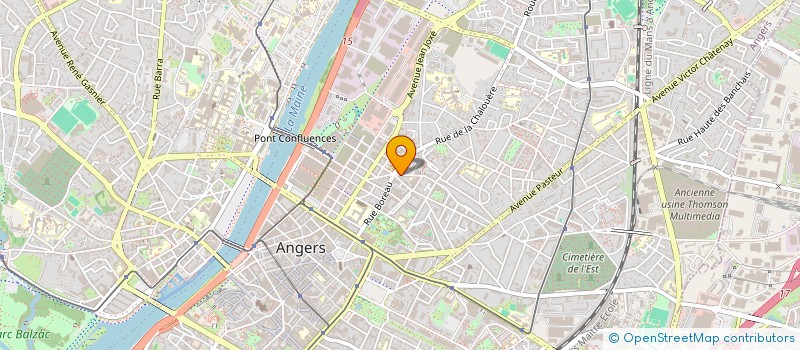 localisation de l'entreprise LOMONDAIS GIRAUDET à ANGERS