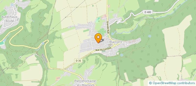 localisation de l'entreprise LOMONT BIKE PARK  BLAMONT