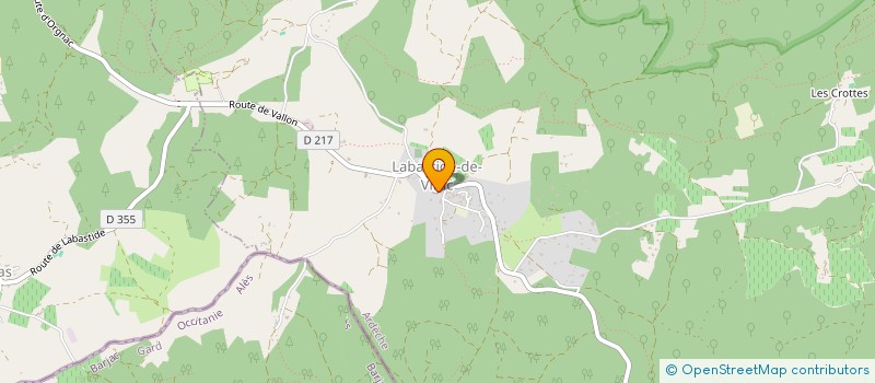 localisation de l'entreprise LOMOSIS à LABASTIDE-DE-VIRAC