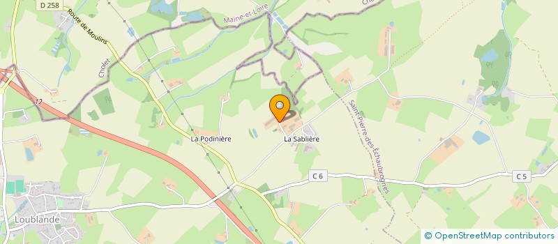 localisation de l'entreprise LOMY  MAULEON