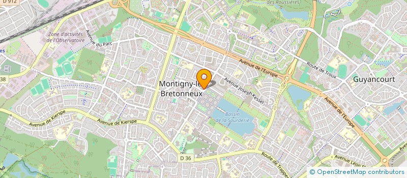 localisation de l'entreprise LONA à MONTIGNY-LE-BRETONNEUX