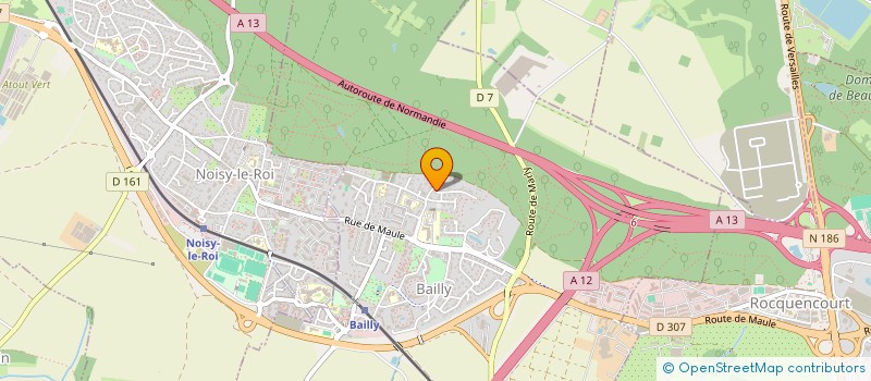 localisation de l'entreprise LONA INVEST à BAILLY