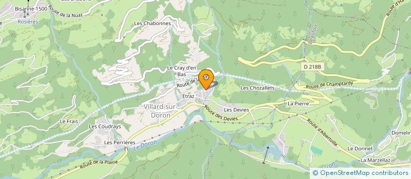 localisation de l'entreprise LONAGRECO-H  VILLARD-SUR-DORON