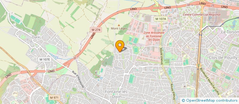 localisation de l'entreprise LONAKA  FONTAINE-LES-DIJON