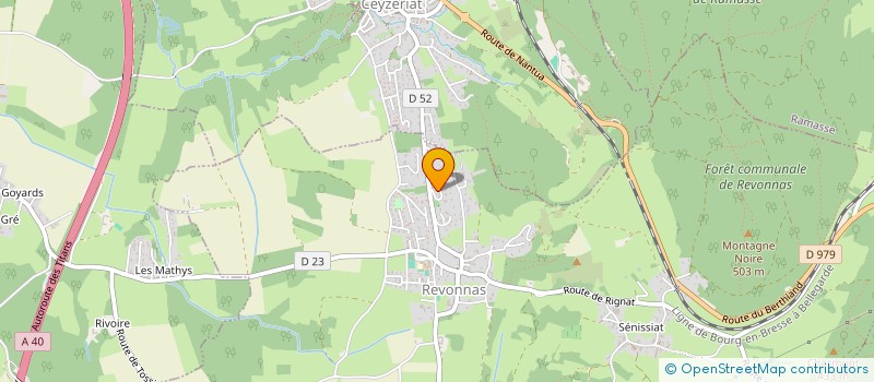 localisation de l'entreprise LONAPOL  REVONNAS