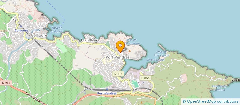 localisation de l'entreprise LONARVAL à PORT-VENDRES