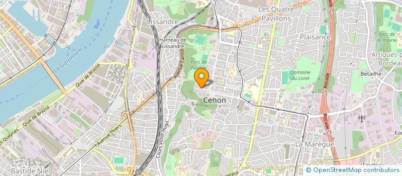 localisation de l'entreprise LONATRI  CENON