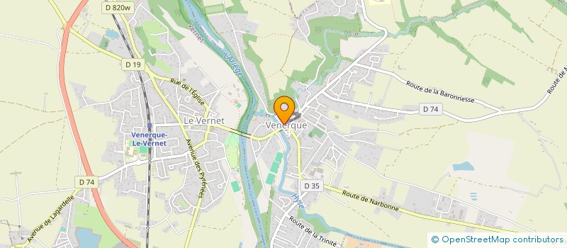 localisation de l'entreprise LONAYA à VENERQUE