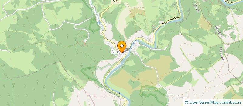 localisation de l'entreprise LONCHAMPS  CABRERETS