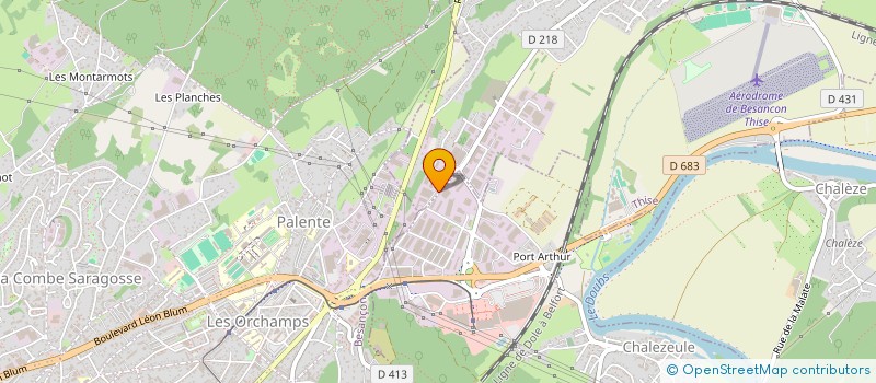 localisation de l'entreprise LONCHAMPT  THISE