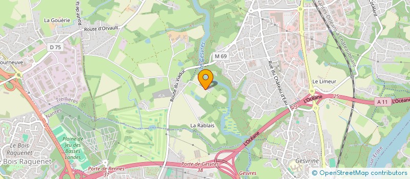 localisation de l'entreprise LONCHAN  LA CHAPELLE-SUR-ERDRE