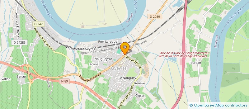 localisation de l'entreprise LONCLE IMMO  ARVEYRES