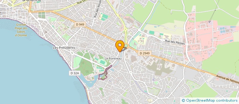 localisation de l'entreprise LONCOU à LES SABLES D'OLONNE