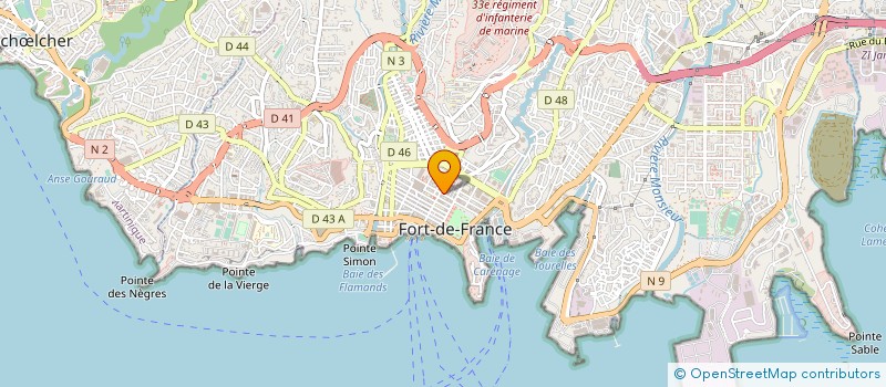 localisation de l'entreprise LONDE OPTIQUE à FORT-DE-FRANCE
