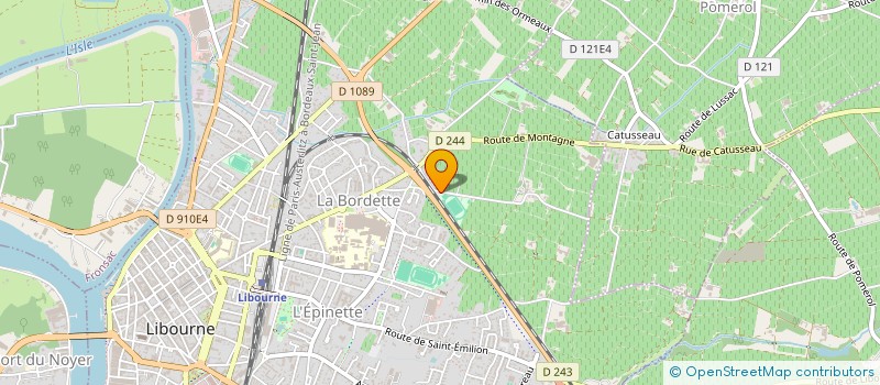 localisation de l'entreprise LONDEIX LAURENT ET OLIVIER  LIBOURNE