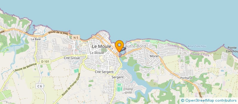 localisation de l'entreprise LONDI SANTE à LE MOULE