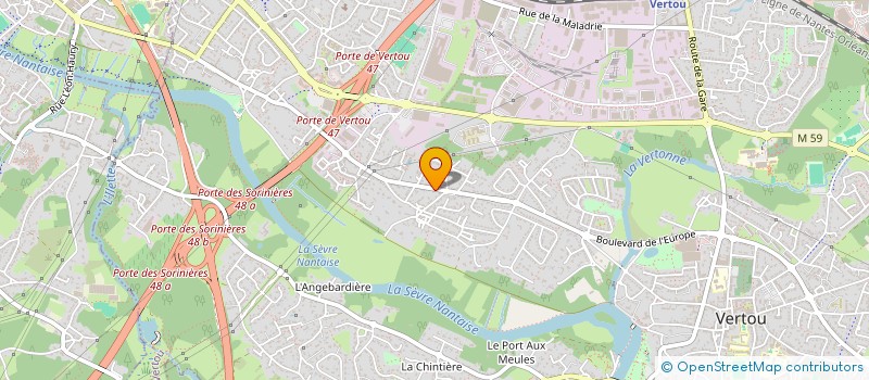 localisation de l'entreprise LONDICRI  VERTOU