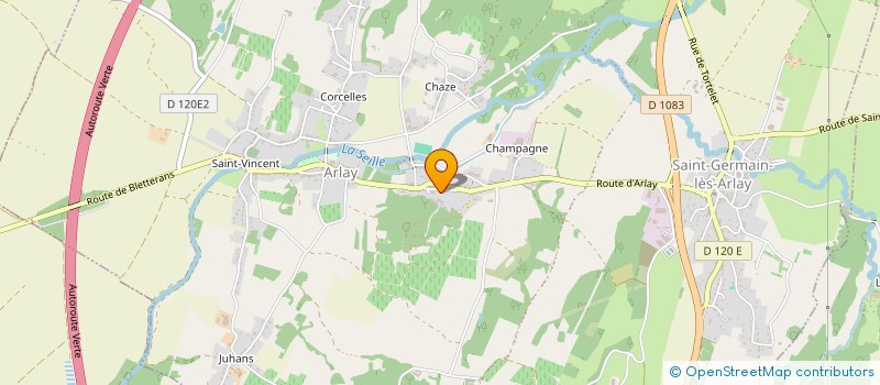 localisation de l'entreprise LONDON IMMOBILIER  ARLAY