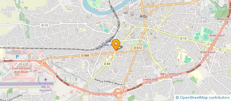 localisation de l'entreprise LONDON SPIRIT à ALBI