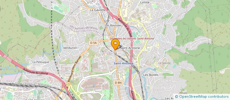 localisation de l'entreprise LONDON TRADE à MARSEILLE
