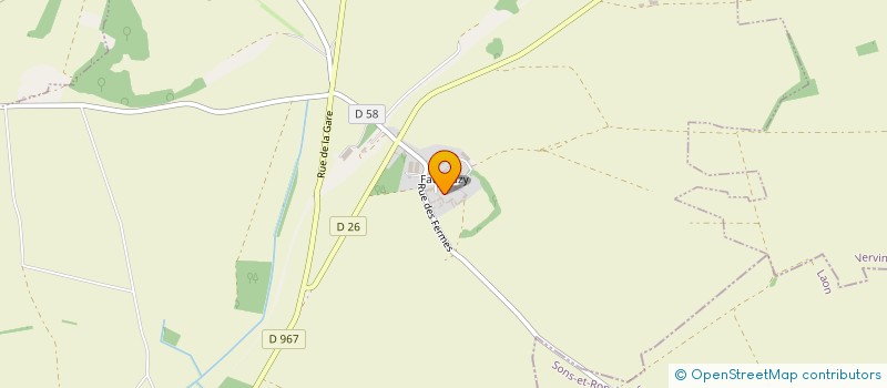 localisation de l'entreprise LONDOS FVS  MONCEAU-LE-NEUF-ET-FAUCOUZY