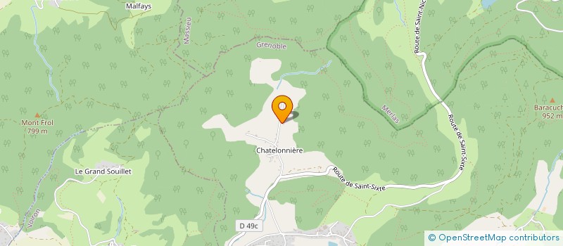 localisation de l'entreprise LONE STAR PAYSAGE  SAINT-NICOLAS-DE-MACHERIN