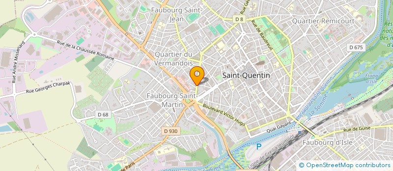 localisation de l'entreprise LONE WOLF CYCLE à SAINT-QUENTIN