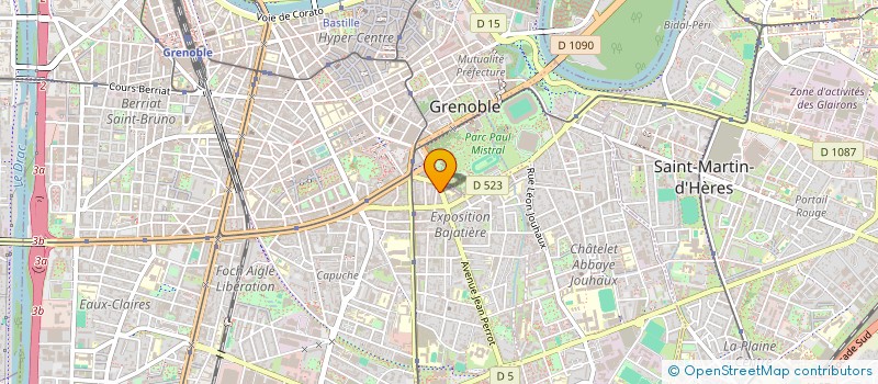 localisation de l'entreprise LONE WOLF SECURITE PRIVEE à GRENOBLE