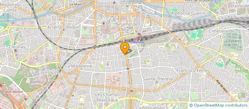 localisation de l'entreprise LONELY STRETCH à RENNES