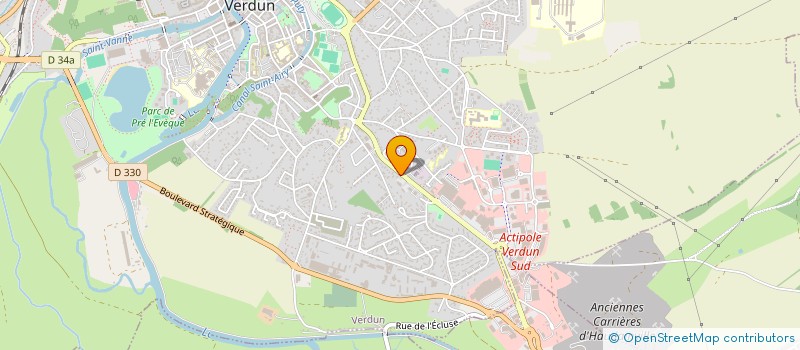 localisation de l'entreprise LONG à VERDUN