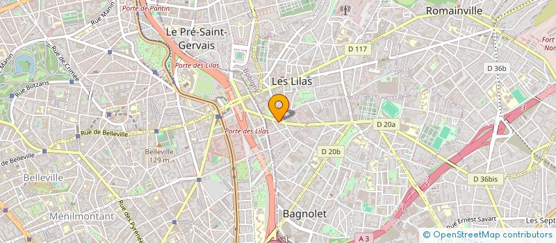 localisation de l'entreprise LONG ALEXANDRE à LES LILAS