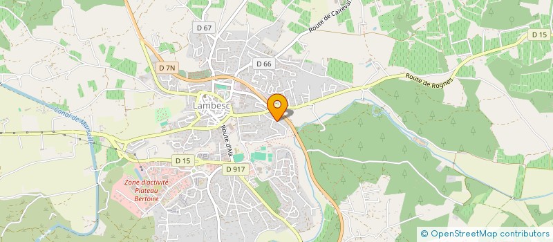 localisation de l'entreprise LONG COMMERCE  LAMBESC