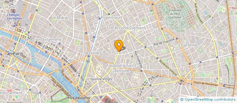 localisation de l'entreprise LONG-COURRIER  PARIS