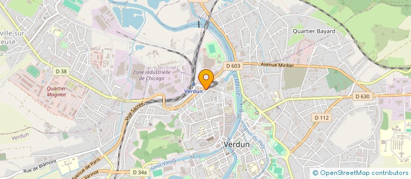 localisation de l'entreprise LONG DA à VERDUN