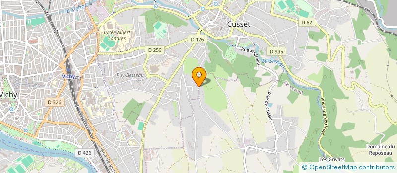 localisation de l'entreprise LONG DE MAYOL à CUSSET