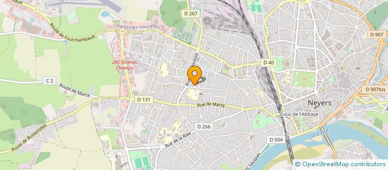 localisation de l'entreprise LONG KIEU SUSHI à NEVERS