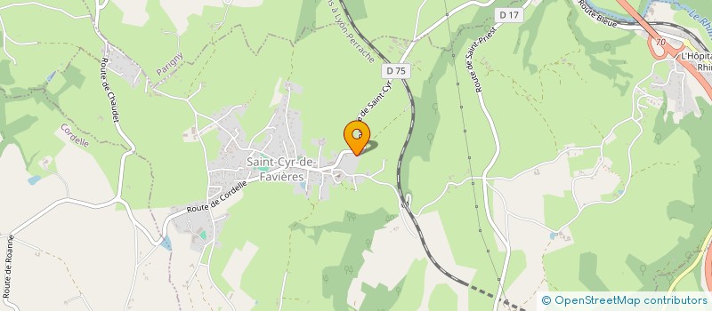 localisation de l'entreprise LONG OCEAN  SAINT-CYR-DE-FAVIERES