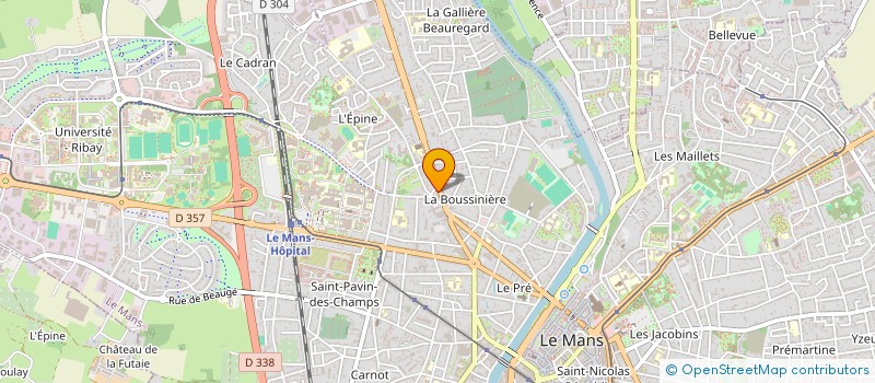 localisation de l'entreprise LONG PEN & CIE à LE MANS