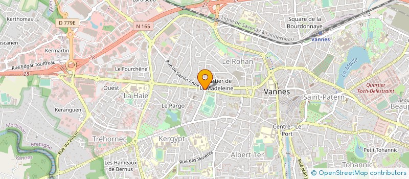 localisation de l'entreprise LONGAEVITAS  ARRADON