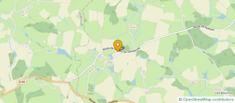 localisation de l'entreprise LONGALARD  GUEUGNON