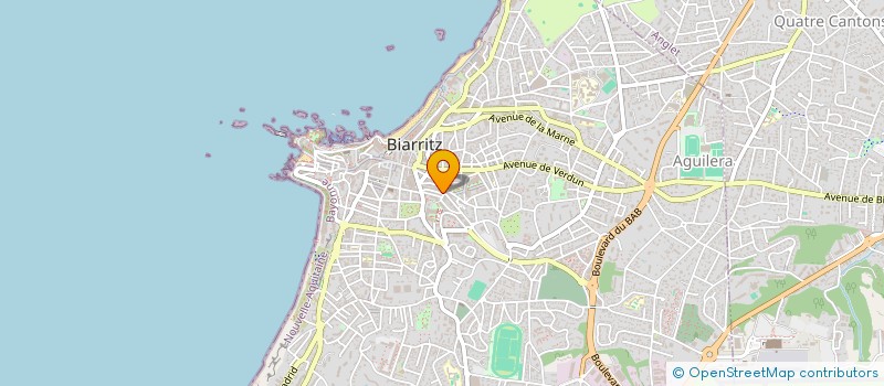 localisation de l'entreprise LONGANE SPA à BIARRITZ