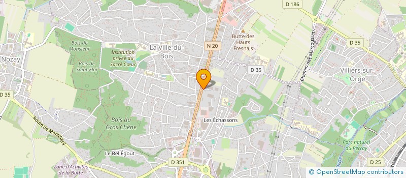 localisation de l'entreprise LONGBOX à LONGPONT-SUR-ORGE