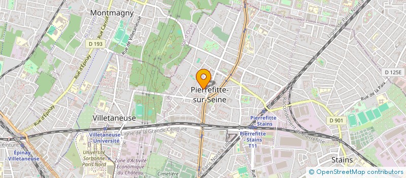localisation de l'entreprise LONGBY NET SERVICES à PIERREFITTE-SUR-SEINE