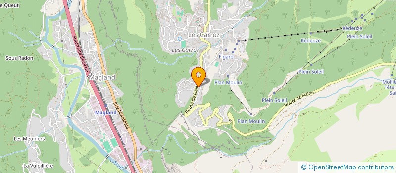 localisation de l'entreprise LONGCAKE REBECCA ET HARRINGTON FERGUS  ARACHES-LA-FRASSE