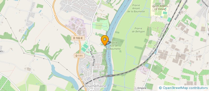 localisation de l'entreprise LONGCHAMP 44  BOUCHEMAINE